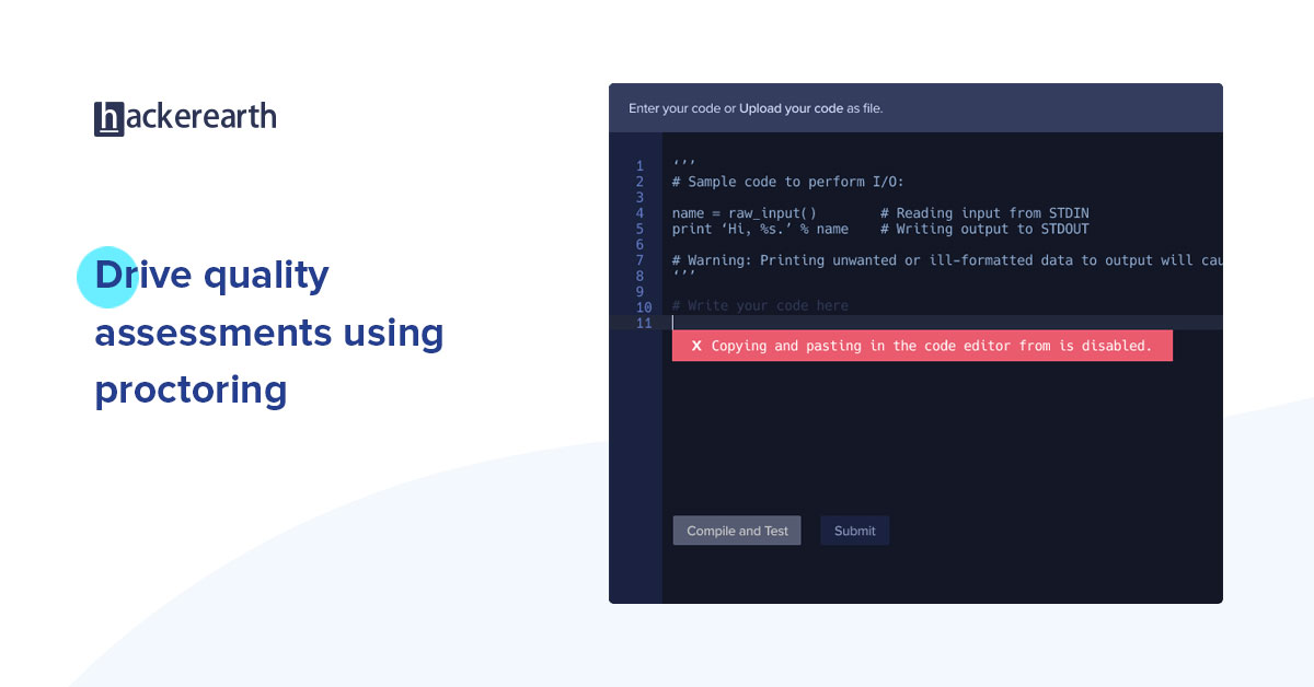 Online Proctoring Tool | Secure Remote Assessments